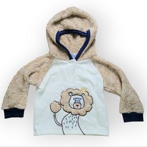 Quacker Jack 24M Unisex Soft Hooded Long Sleeve Top
